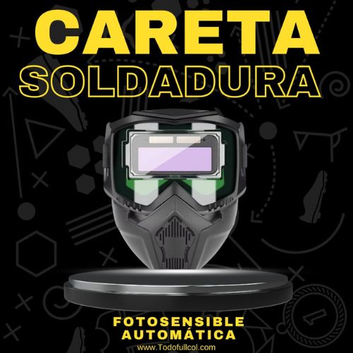 🛡️careta de soldadura fotosensible automática